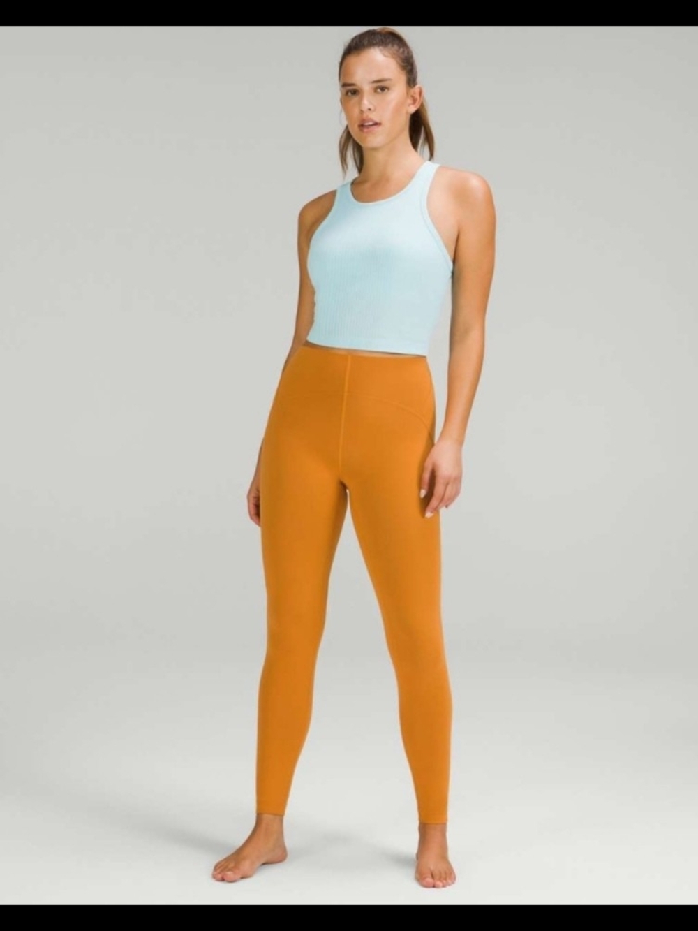Lululemon InStill High-Rise Tight 28" Autumn Orange size 6